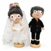 Handmade Crochet two wedding dolls