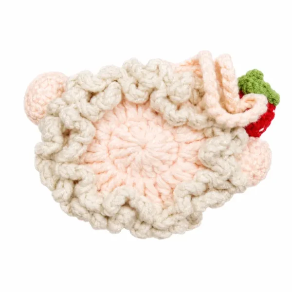 Handmade Crochet Lamb AirPods Case