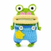 Handmade Crochet Frog AirPods Case