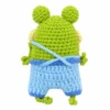 Handmade Crochet Frog AirPods Case