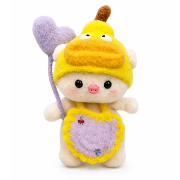 Handmade Crochet Pig Plush Toy