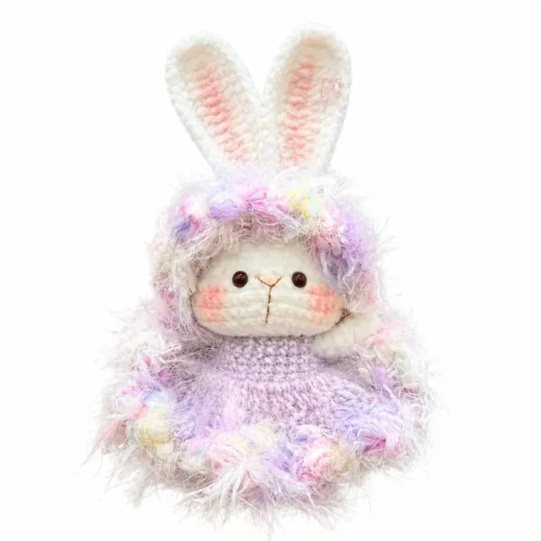 Handmade Crochet Bunny Ornament