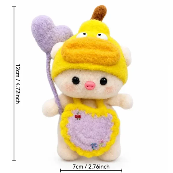Handmade Crochet Pig Plush Toy