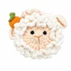Handmade Crochet Lamb AirPods Case