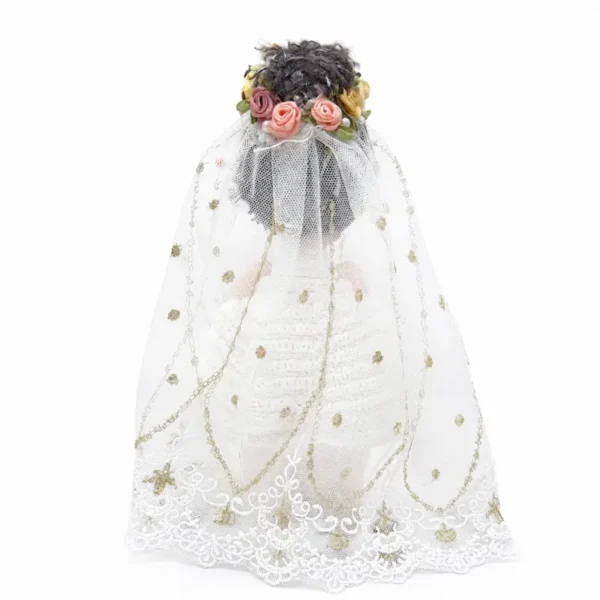 Handmade Crochet two wedding dolls