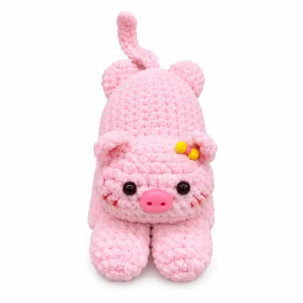 Pig Keychain Cover Crochet Pattern, Car Key Holder PDF