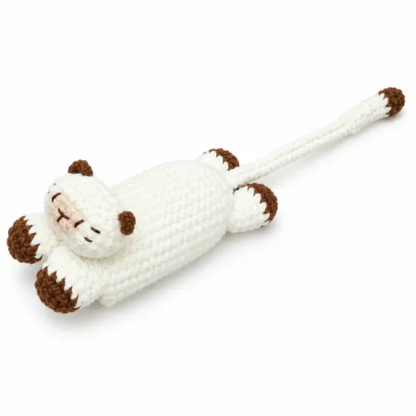 b Siamese Cat Key Cover Crochet Pattern, Car and House Key Holder PDF