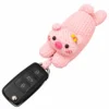 Pig Keychain Cover Crochet Pattern, Car Key Holder PDF